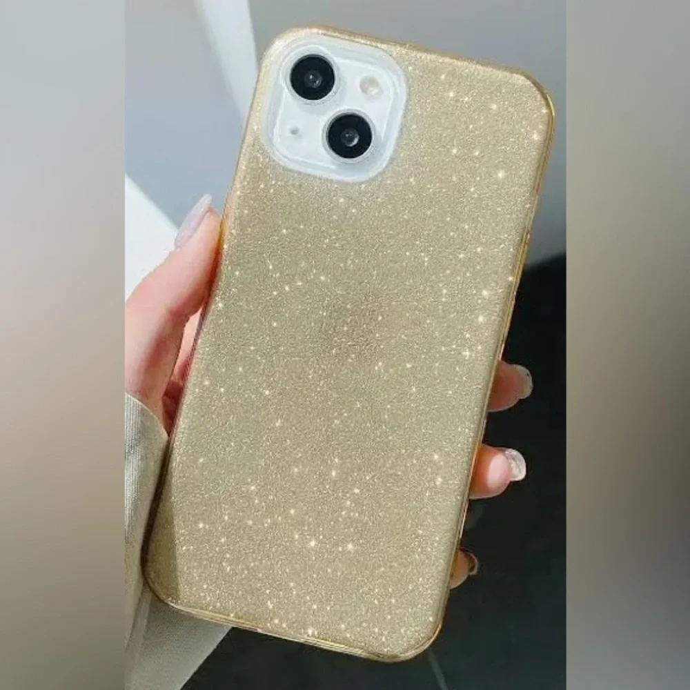 GUC Gold Glitter Cell Phone Case for iPhone 11 Pro Max Good Used Condition